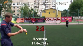 «Beerloga»  -  «Сокіл-3» - 2:8, Дивізіон 1, 4 тур