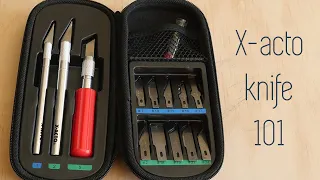 X-acto Knife 101 - The Basics - Types of Blades