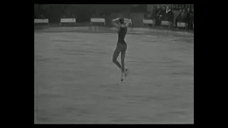 Nicole Hassler 1964 European Championships INCREDIBLE scratch spin