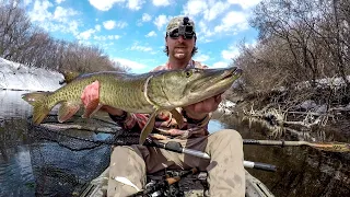 Spring Fishing For A Cold Water MONSTER!