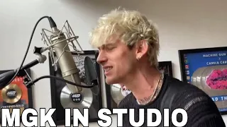 Machine Gun Kelly In Studio