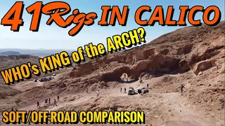 41 rig campout in the Calico Mountains Part 1.  Who's King of Kramer's Arch?