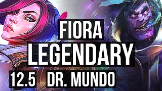 FIORA vs MUNDO (TOP) | 2.0M mastery, 6 solo kills, Legendary | EUW Master | 12.5