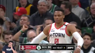 RUSSELL WESTBROOK DROPS 41 ON THE CELTICS ! ROCKETS WIN IN OVERTIME !