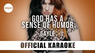 GAYLE - god has a sense of humor (Official Karaoke Instrumental) | SongJam