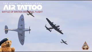 BBMF Lancaster, Spitfire and Hurricane Display RIAT 2022 | Battle of Britain Memorial Flight