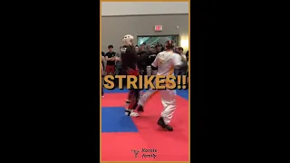 👊🏻🤯Strikes!! Liam North at WKC Canadian Championships #shorts