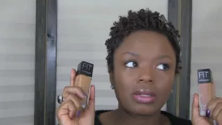 Maybelline FIT ME Foundation: Dark Skin