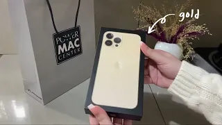 Cùng TECHNO STORE unbox iPhone 13Pro Max Gold