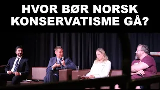 Hvor bør norsk konservatisme gå? - Asle Toje, Alexander Z. Ibsen, Kathrine J. Moore