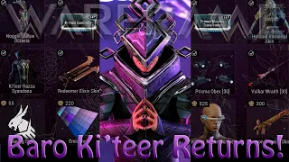 Warframe - Baro Ki'Teer Returns! [31st May 2024]