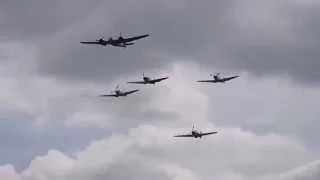 Duxford Flying Legends 2015 Blenheim, Spitfires and Hurricane