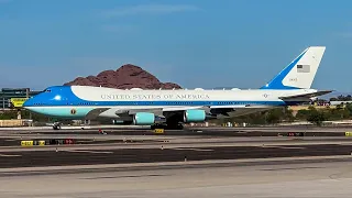 Air Force One departing Phoenix