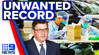 Victoria breaks another unwanted national record | COVID-19 | 9 News Australia