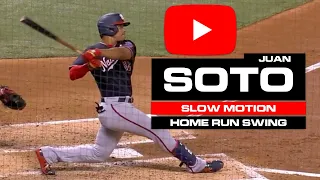 Juan Soto Slow Motion Home Run Baseball Swing Hitting Mechanics Video Clip Tips