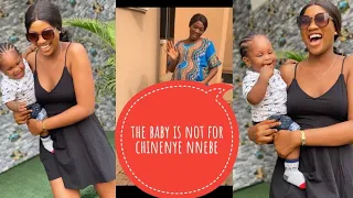 how and when does chinenye nnebe gave birth  To a child???