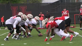 UH spring football day 3