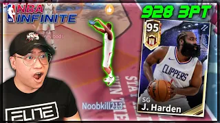 JAMES HARDEN IS COOKING WITH THE DOUBLE STEP BACK! NBA INFINITE GAMEPLAY!!