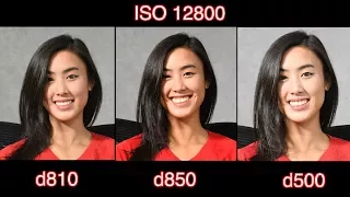 D850 vs D810 vs D500 - High ISO test