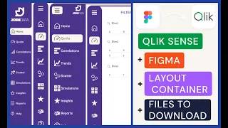 TUTORIAL: Qlik Sense + Figma + Layout Container + Files to Download: The Next Level