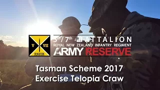 5/7 RNZIR Tasman Scheme, Exercise Telopia Crawl