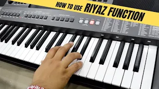 How To Use RIYAZ FUNCTION | Yamaha PSR I 500