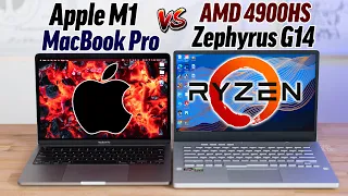 Apple M1 vs AMD 4900HS with RTX 2060 - Finally a Match?