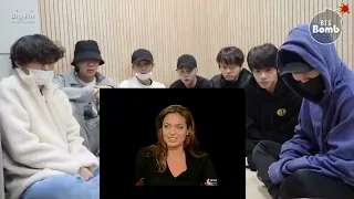 BTS reaction to Angelina Jolie edits TikTok