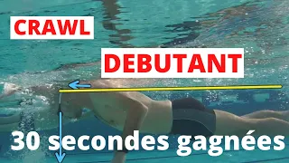 NAGER plus VITE et dépenser MOINS d'ÉNERGIE en crawl quand tu débutes en TRIATHLON