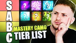 Ranking the BEST MASTERY CAMOS in Call of Duty! (Tier list)