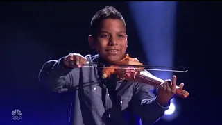 AGT:The Champions S2 (2020) "What A Wonderful World" Tyler Butler-Figueroa Violinist (12 years old)