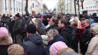 Марш тунеядцев в Могилеве. Марш дармаедаў у Магілёве