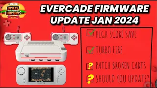 Evercade VS & EXP Firmware Update 2024 - High Scores, Turbo Fire, Patch Carts.. Worth Updating??