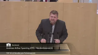 Andreas Arthur Spanring - Parteiengesetz, Parteienfinanzierung - 13.7.2022