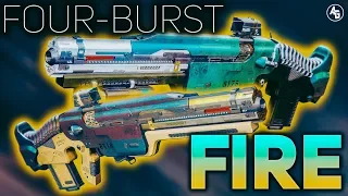 Four-Burst Fire Pulse Rifles (Go Figure & Right Side of Wrong) | Destiny 2 Forsaken