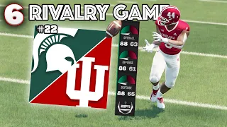 Playing Our First Rivalry Game! | Indiana NCAA 24 Ep 6