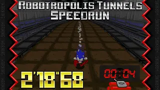 Sonic Robo Blast 2: Junio Sonic Speedrun (Robotropolis Tunnel - 2'18'68)