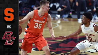 Syracuse vs. Boston College Men's Basketball Highlights (2020-21)