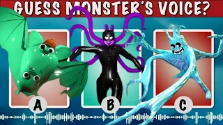 Guess the MONSTER'S VOICE #20 | GARTEN OF BANBAN 4 | DOCTOR AQUATILUS, NIGHTY BOO, BADBAD