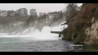 Laufen Castle and RhineFalls , Switzerland