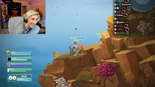 xQc Plays Worms W.M.D with Friends!