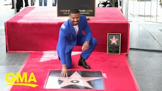 Michael B. Jordan earns star on Hollywood Walk of Fame | GMA