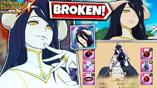 BROKEN?! NEW ALBEDO UR GEAR SHOWCASE! | Seven Deadly Sins: Grand Cross