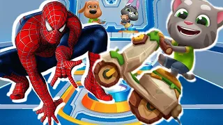 Talking Tom Gold Run 2 vs MARVEL Spider-Man Unlimited Gameplay