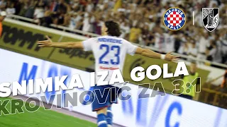 87' GOL! (Krovinović) | Hajduk - Vitoria SC 3-1 (kamera iza gola)