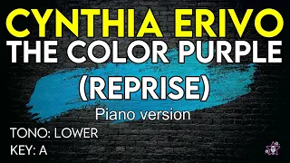 Cynthia Erivo - The Color Purple (Reprise) - Karaoke Instrumental - Lower