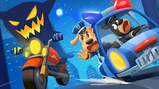 Ghost Motorbike 👻 | Monster Cartoon | Kids Cartoon | Sheriff Labrador | BabyBus