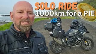 Solo motorcycle Touring over 1000km for a Pie