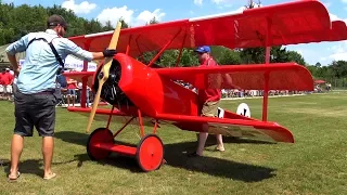 GIANT FOKKER DR-1 WITH 7 CYL. 820cc VALACH RADIAL ENGINE