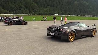 Porsche 991 Turbo Stinger GTR (620HP) vs Pagani Huayra (730HP)